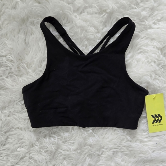 All in Motion Black Everyday Soft Bra. Size M (8). New. - Picture 1 of 5
